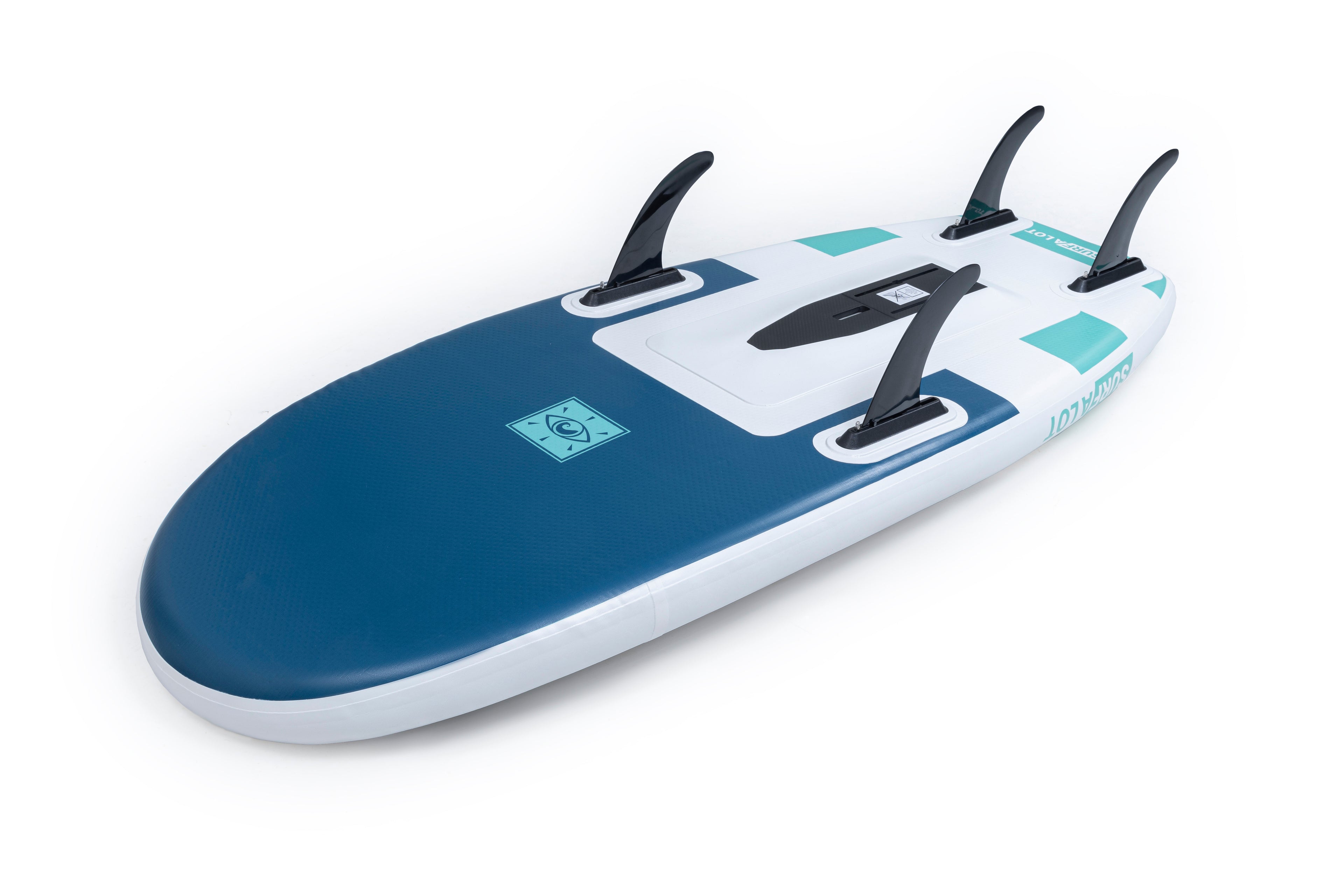 Air foil board w fins
