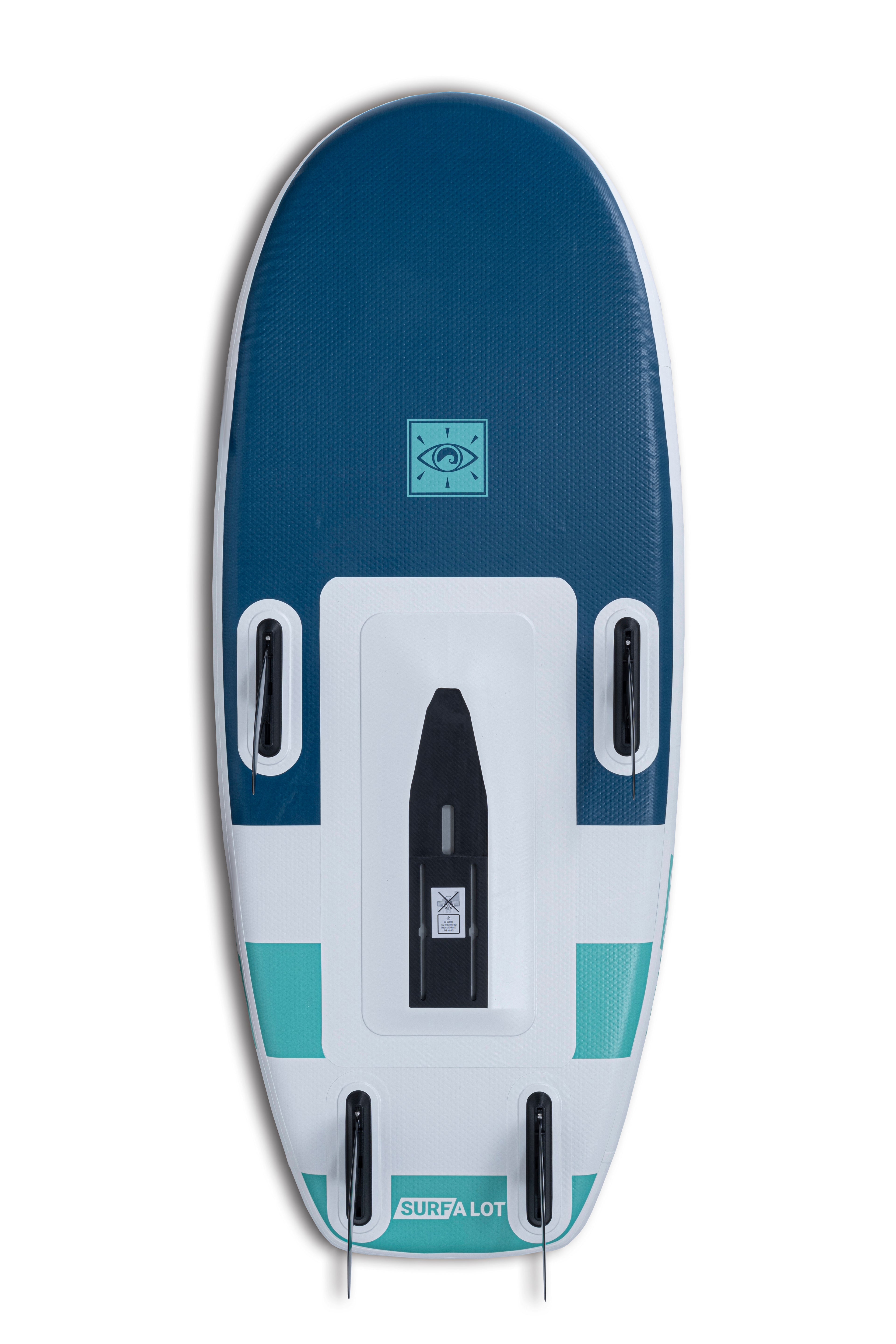 Air foil board w fins